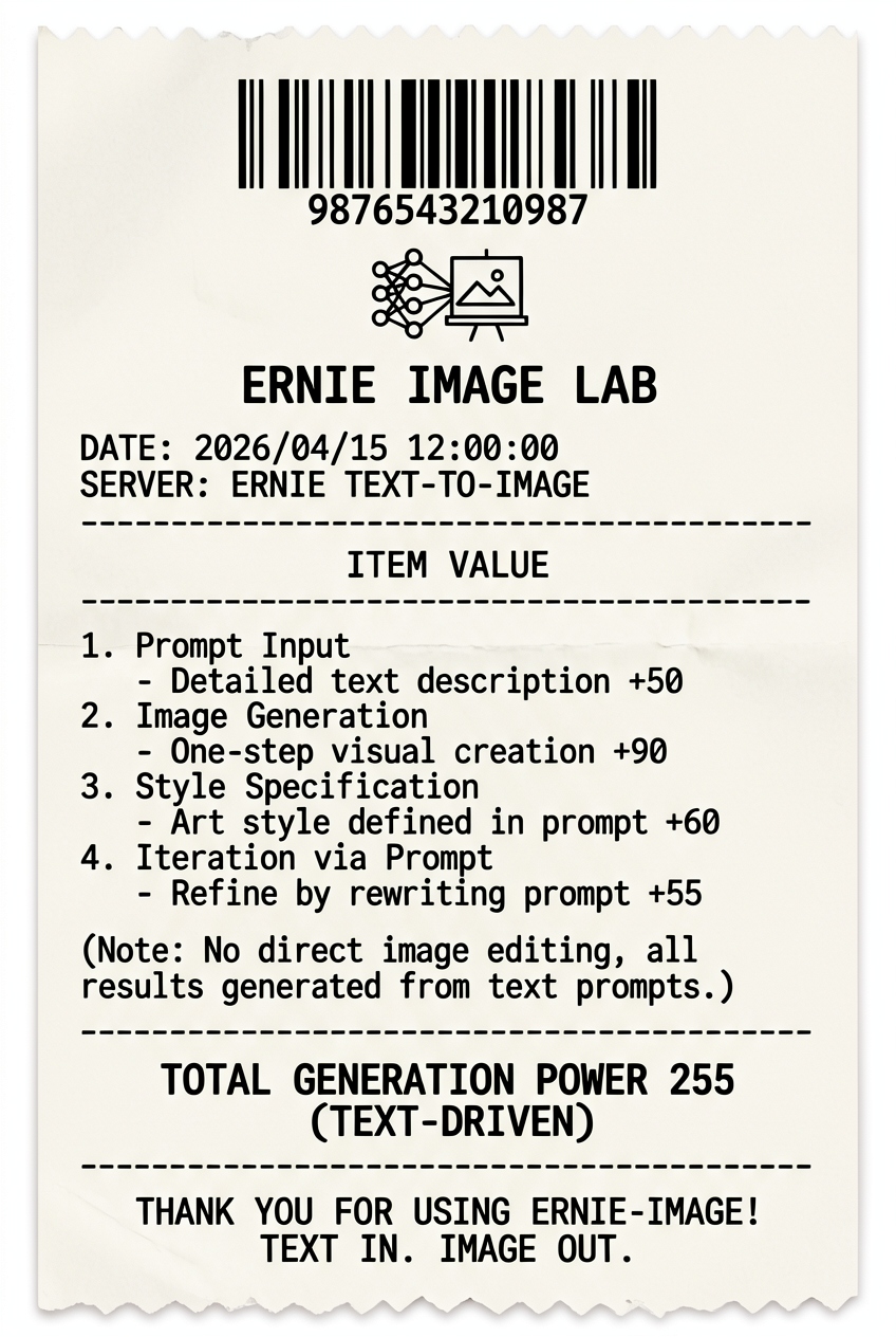 Figure: ERNIE-Image generated tech summit event poster example